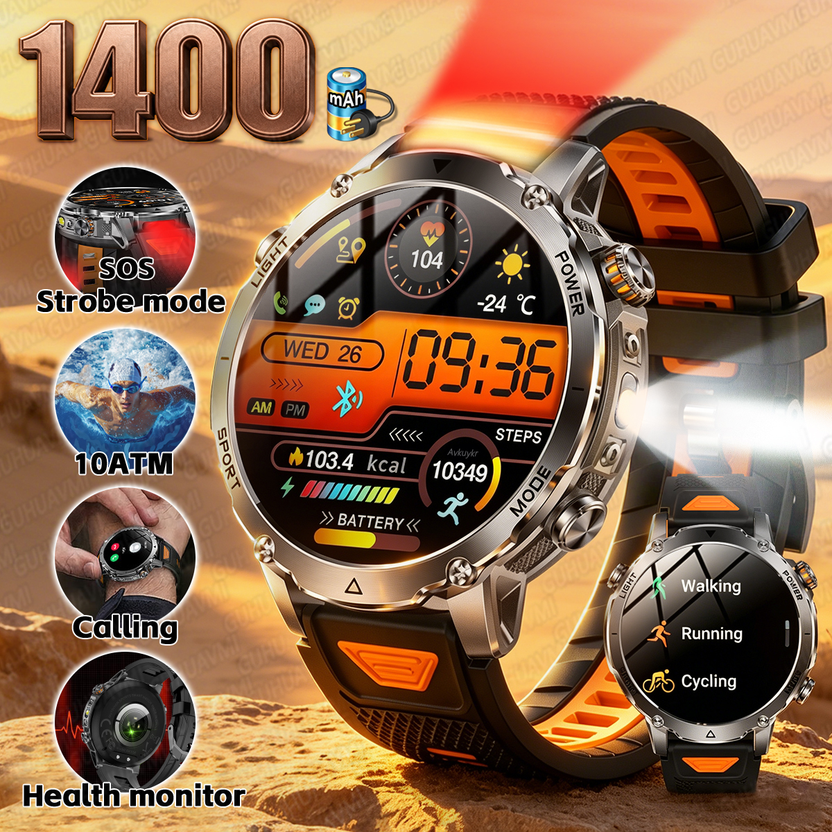 Outdoor Lighting Perspectives - 2026New Outdoor Military Shining Flashlight Sports