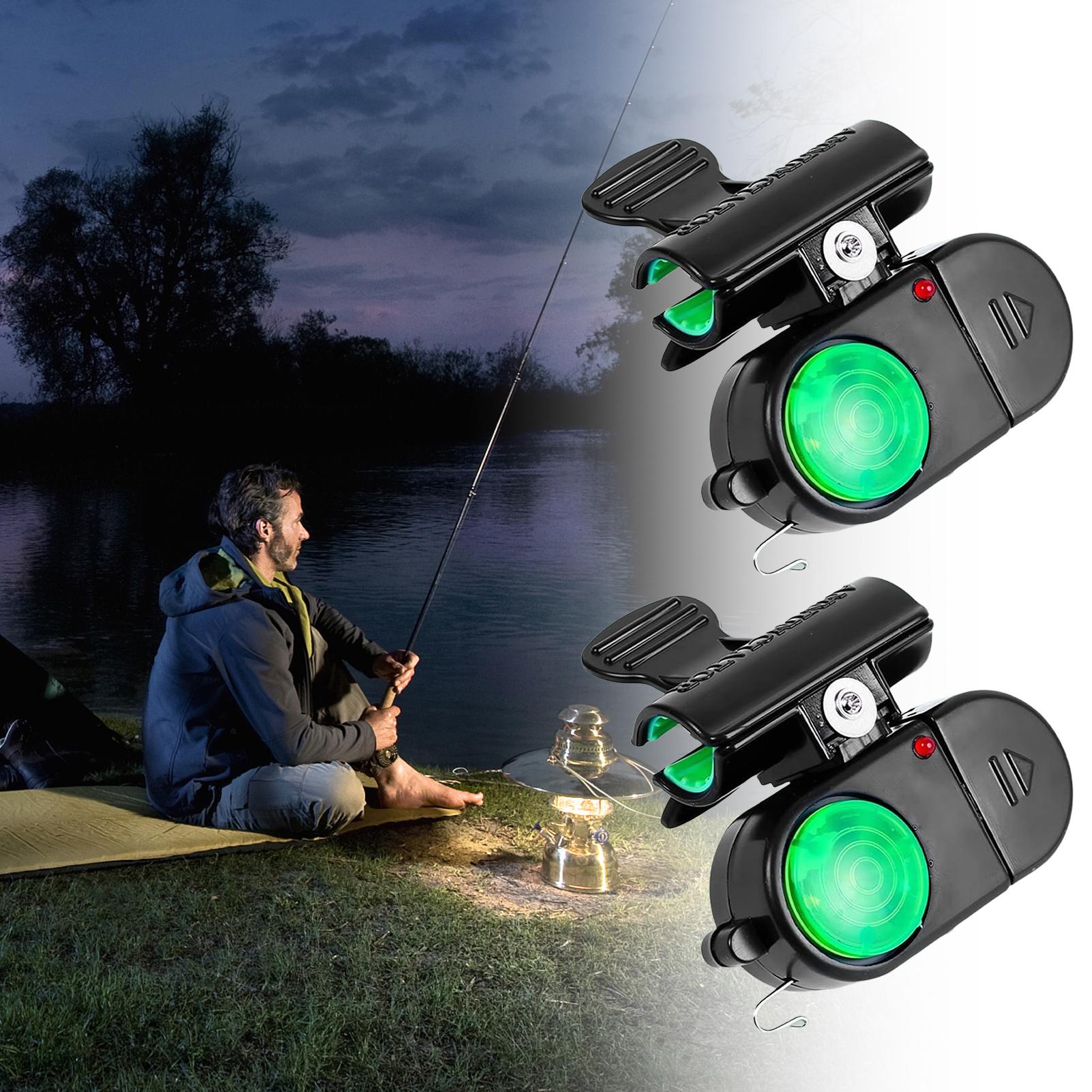 Outdoor Lighting Pole - 2 Pieces Sensitive Fishing Pole Light