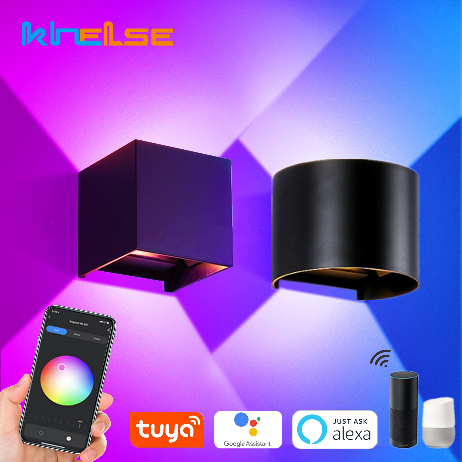 Outdoor Lighting Zigbee - Tuya WIFI Smart RGB LED Wall