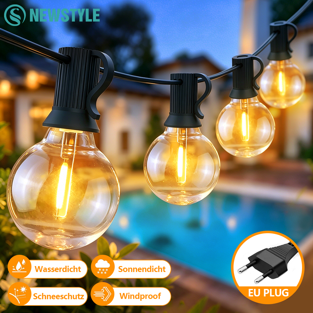 Outdoor Lighting Socket - G40 LED Outdoor String Lights LED