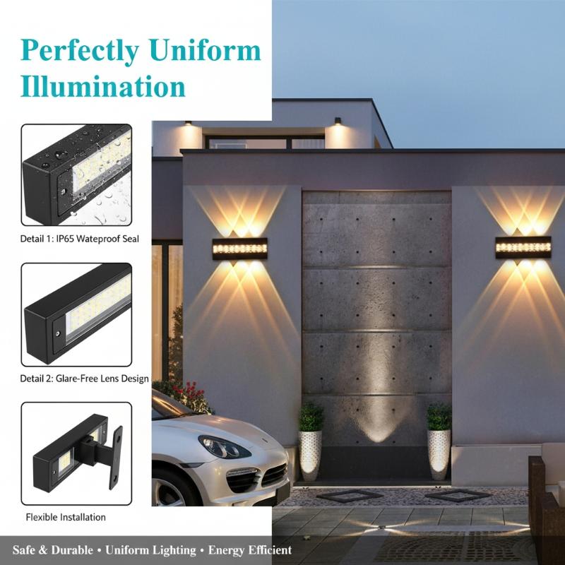 Outdoor Lighting Lamp - Outdoor Waterproof Wall Light 10W 8W