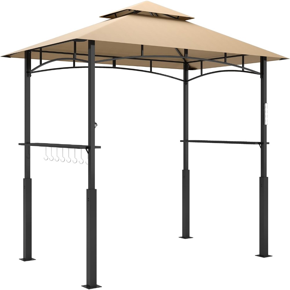 Outdoor Lighting For Gazebo - 8' x 5' Double Tiered Outdoor