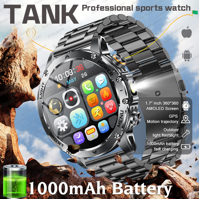 Outdoor Lighting Perspectives - 2026 New Smart Watch Men 1000mAh