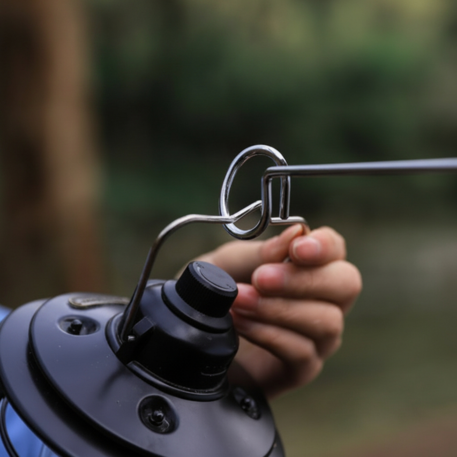 Outdoor Lighting Pole - Tripod Stand with Hooks Portable Hanging