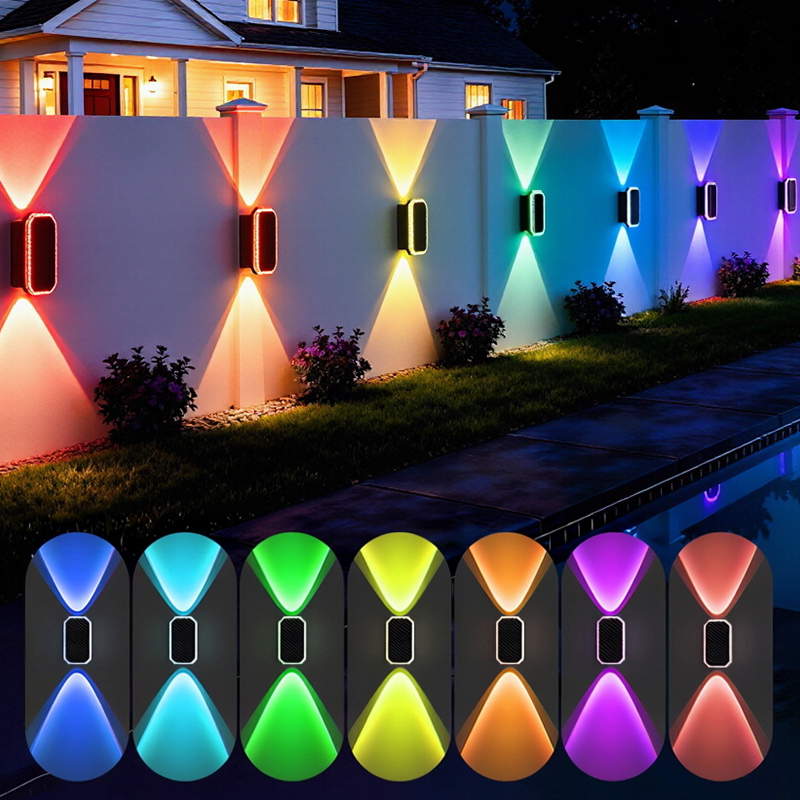 RGB Color Solar Fence Lights I - Outdoor Lighting Zigbee review and price