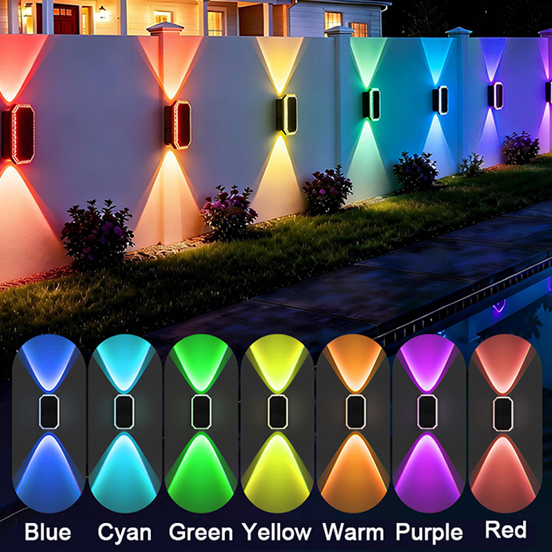 RGB Color Solar Fence Lights I - Outdoor Lighting Zigbee review and price