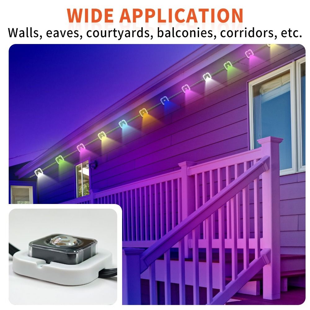 5pcs Weather Resistant LED Bra - Outdoor Lighting Govee review and price