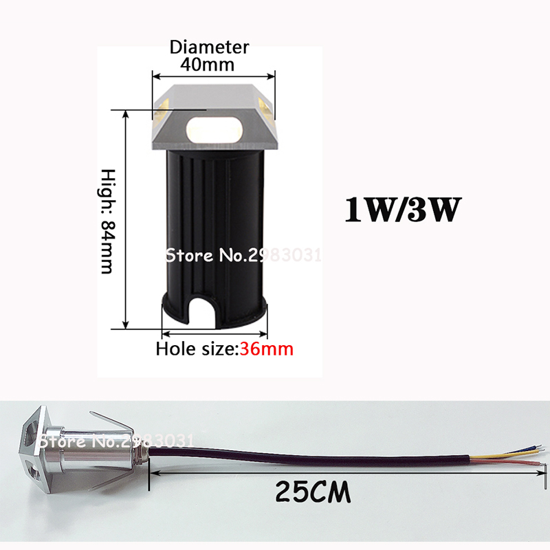 IP67 Outdoor Lighting 1W 3W Ga - Deck Step Light review and price