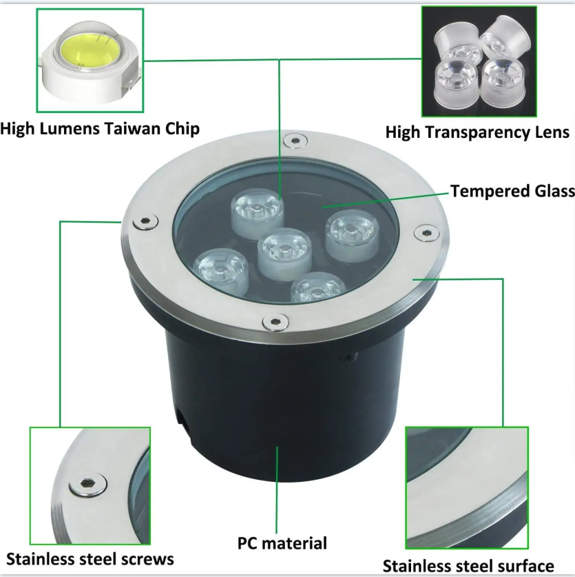 Waterproof Led Light Garden Un - Ground Light Recessed review and price