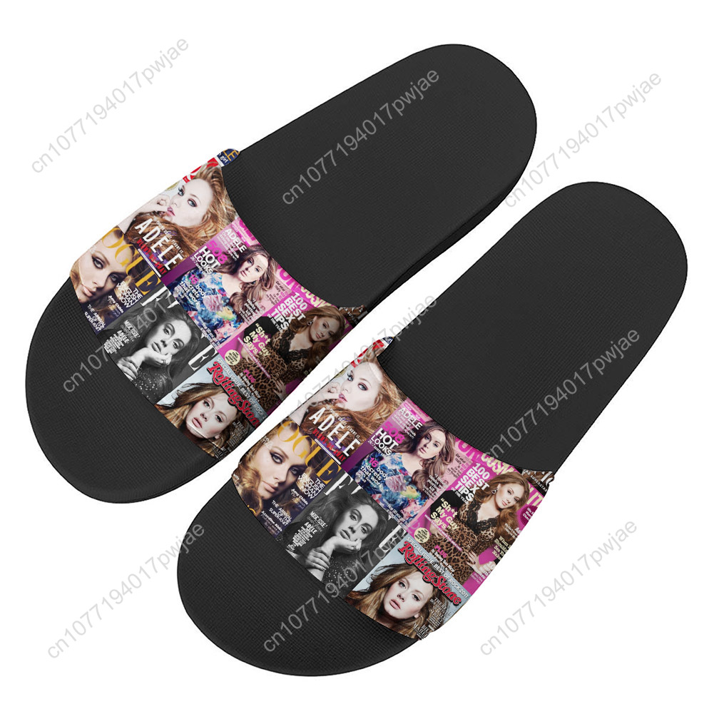 Adele Singer Poster Slippers H - Outdoor Lighting For Home review and price
