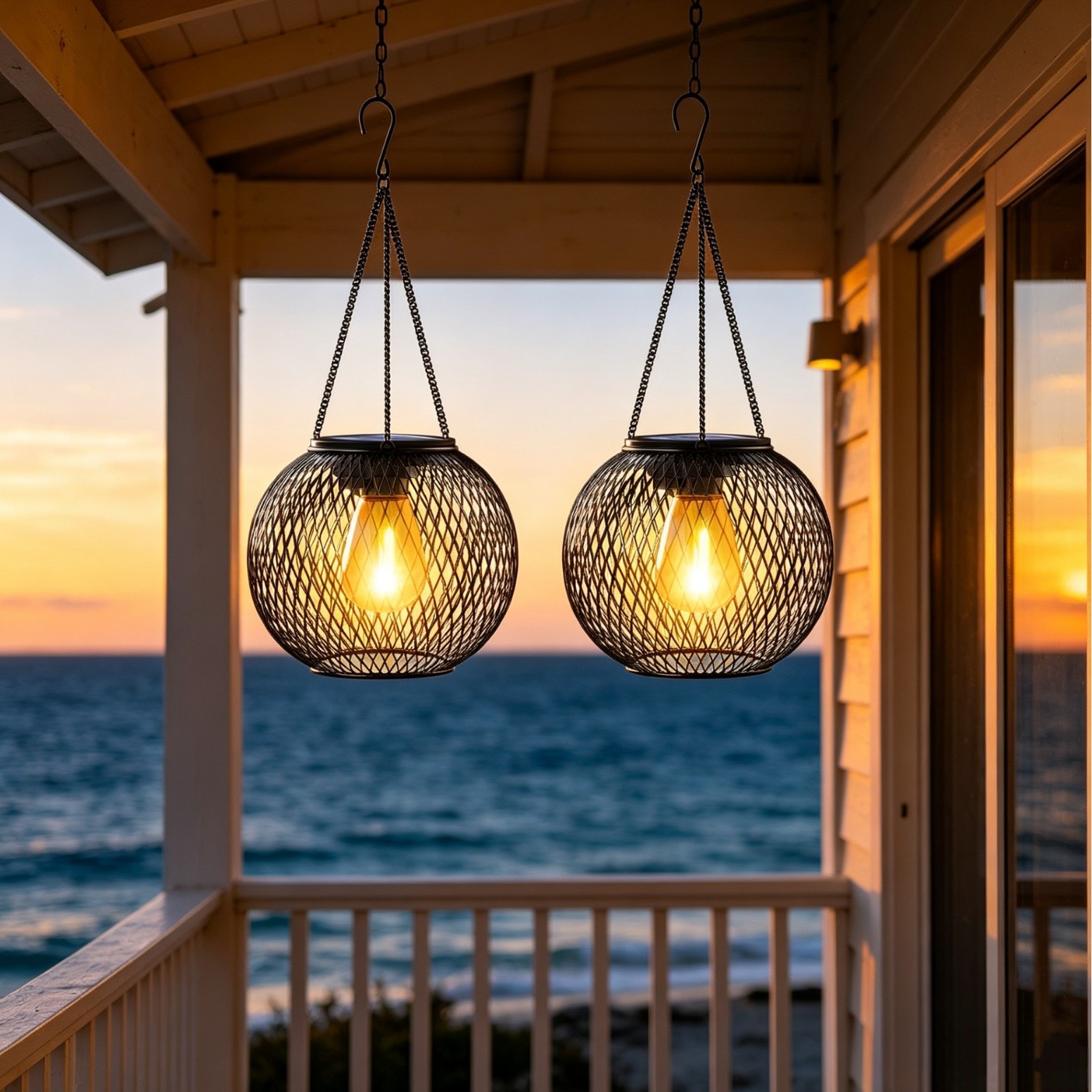 Solar Powered LED Hanging Floo - Outdoor Lighting For Gazebo review and price