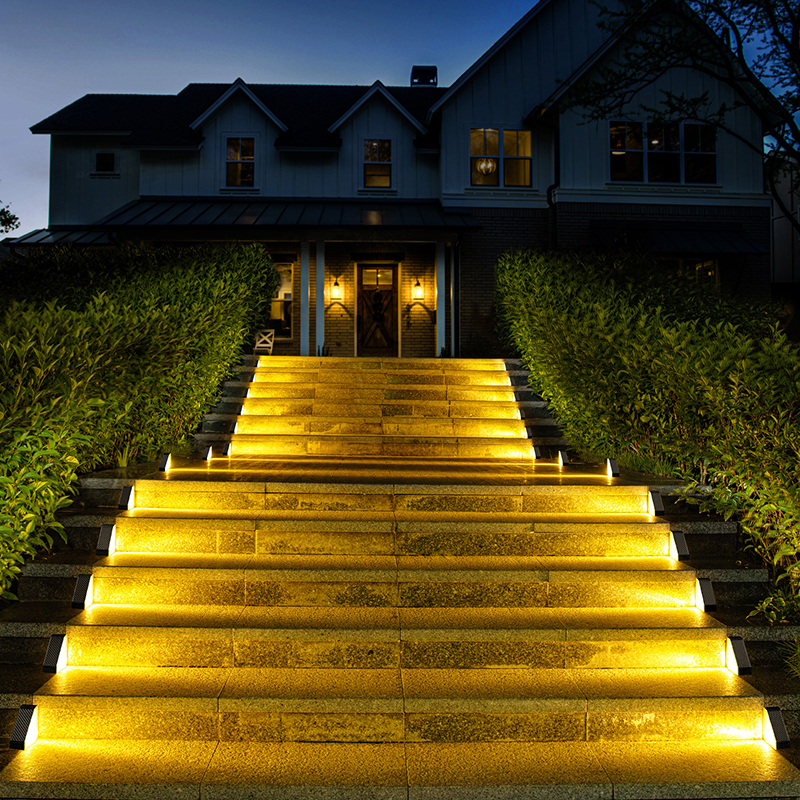 Solar-Powered Step Lights, Out - Deck Step Light review and price