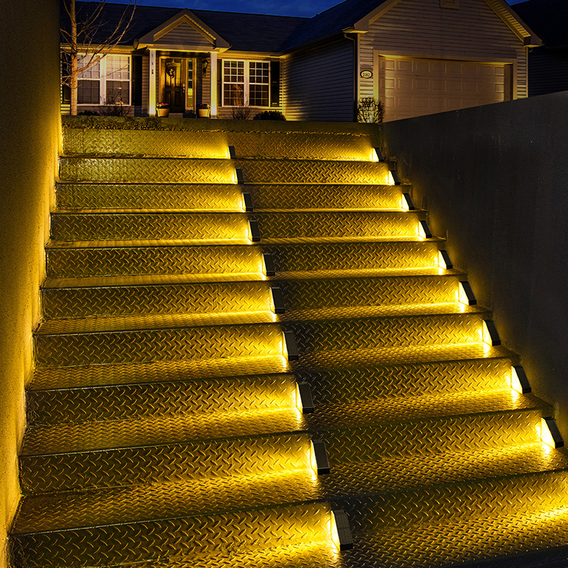 Solar-Powered Step Lights, Out - Deck Step Light review and price