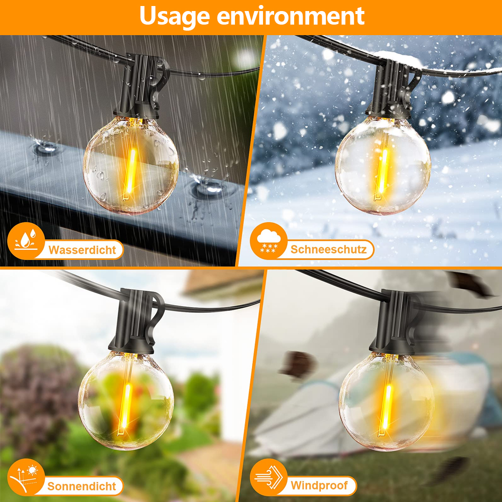 G40 LED Outdoor String Lights  - Outdoor Lighting Socket review and price