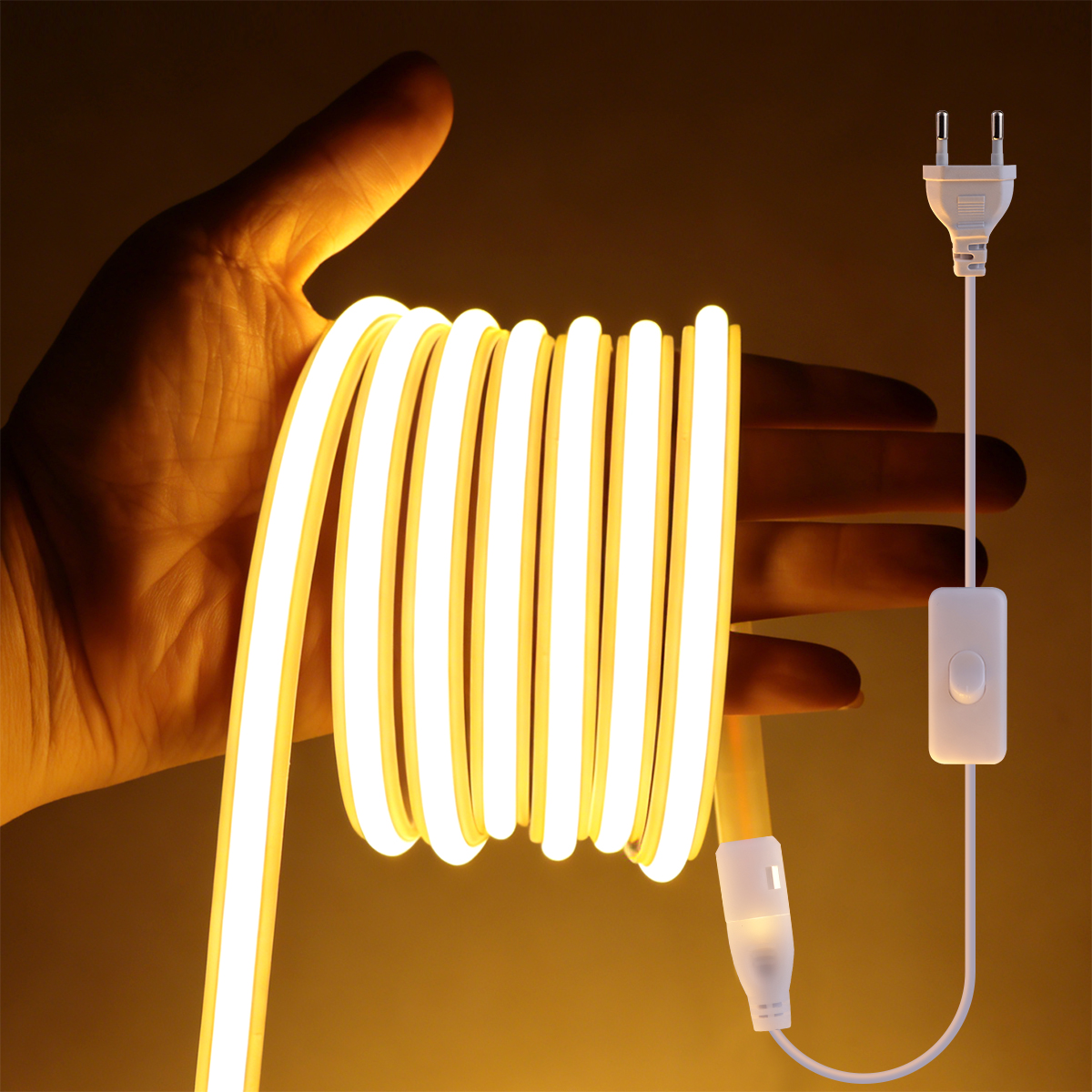 220V COB Led Strip High Densit - Outdoor Lighting Socket review and price