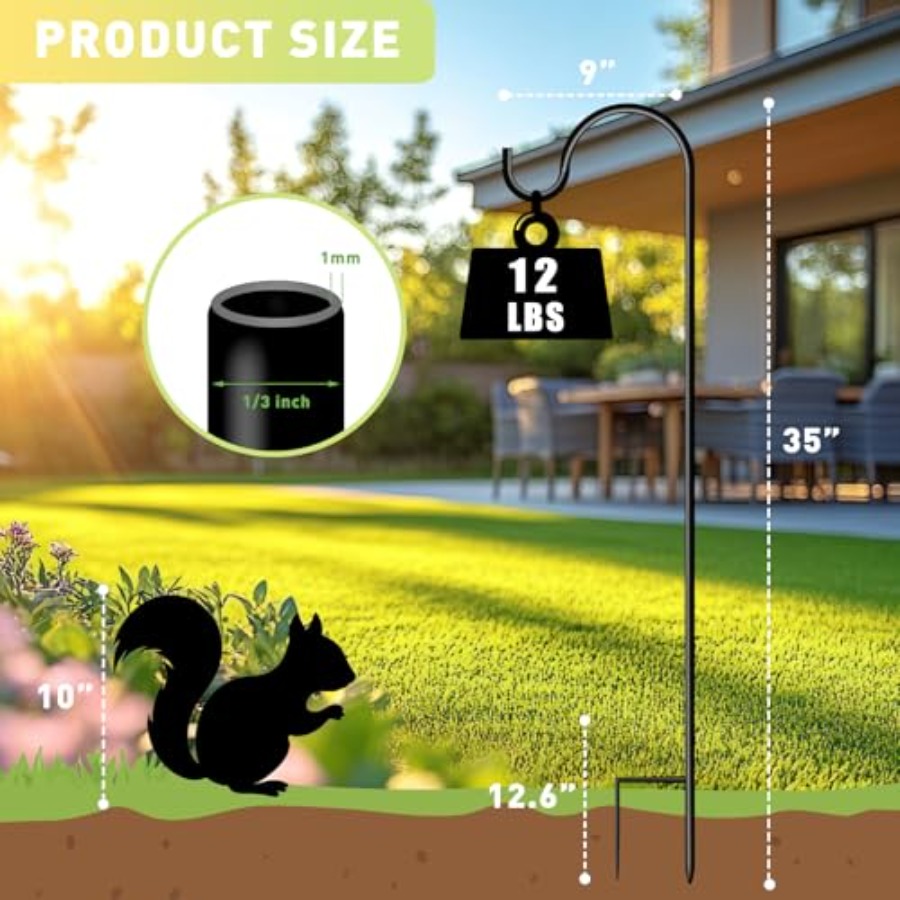 Shepherds Hooks for Outdoor Ga - Outdoor Lighting Pole review and price