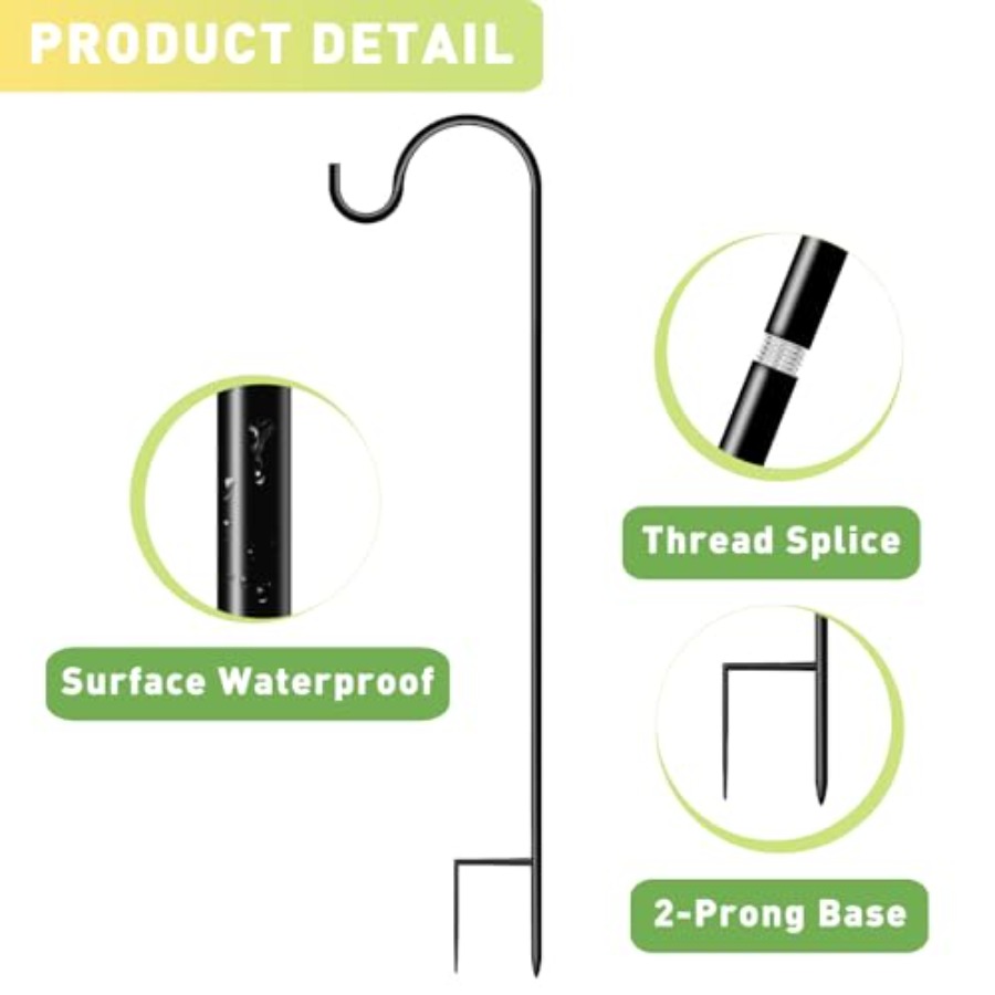 Shepherds Hooks for Outdoor Ga - Outdoor Lighting Pole review and price
