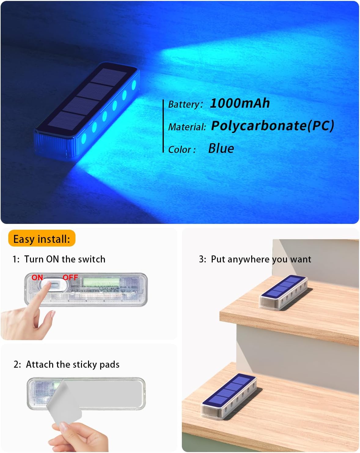 Outdoor Solar Deck Lights LED  - Deck Step Light review and price