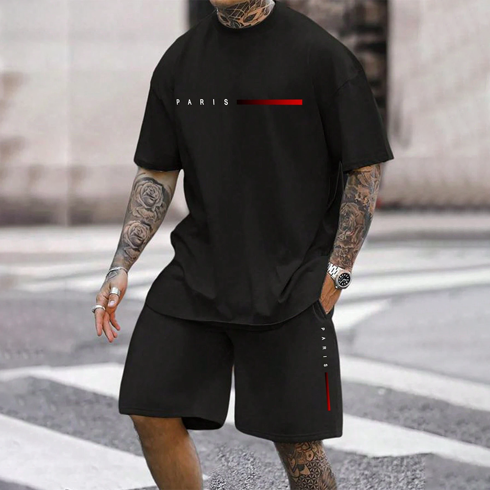 Men Two Piece Tracksuit Loose  - Outdoor Lighting For Home review and price