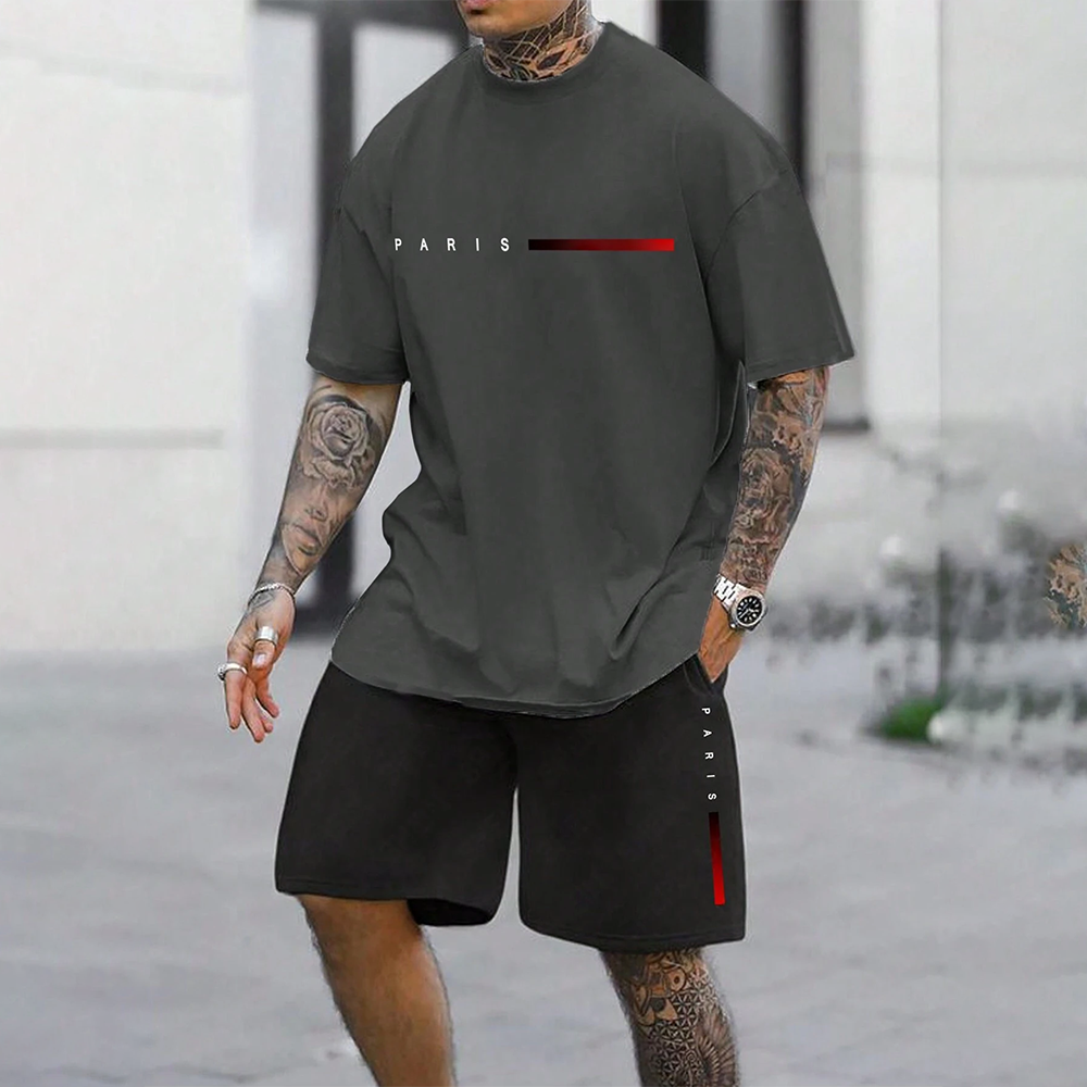 Men Two Piece Tracksuit Loose  - Outdoor Lighting For Home review and price