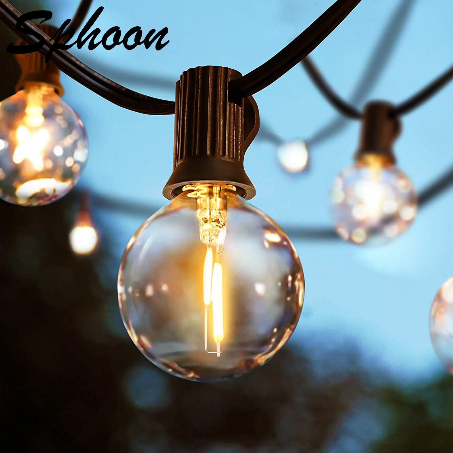25FT 50FT G40 Fairy String Lig - Outdoor Lighting Socket review and price