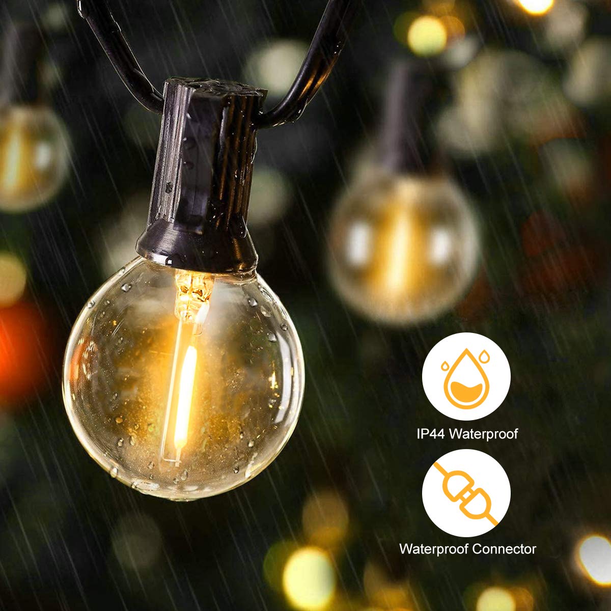 25FT 50FT G40 Fairy String Lig - Outdoor Lighting Socket review and price