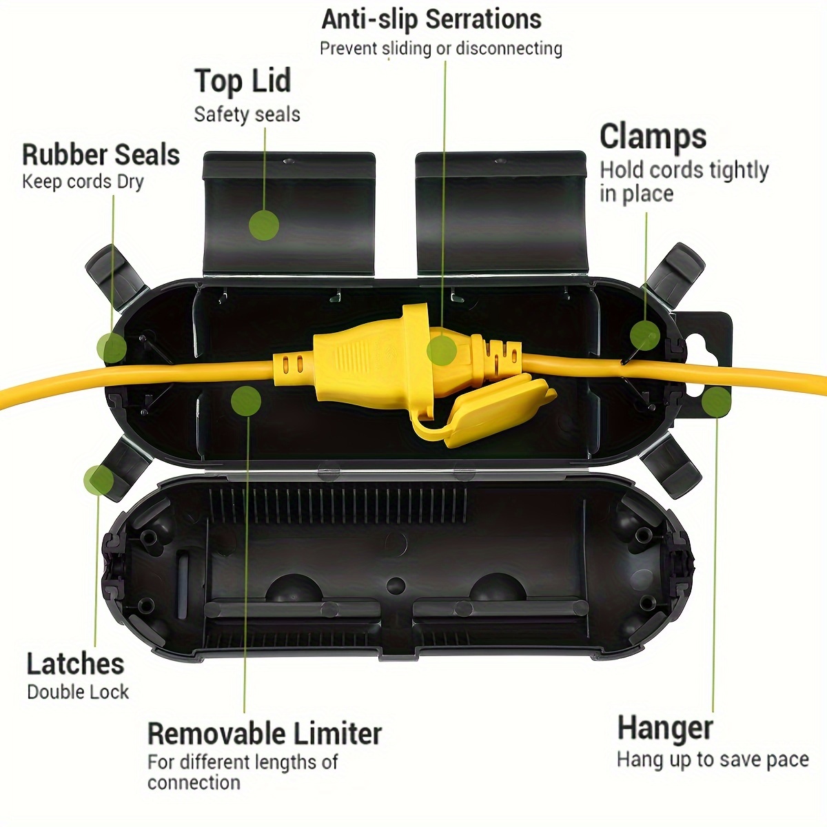 Extension Cord Plug Connection - Outdoor Lighting Socket review and price