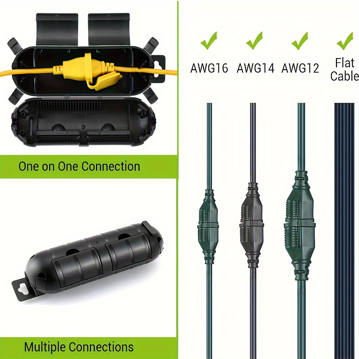 Extension Cord Plug Connection - Outdoor Lighting Socket review and price
