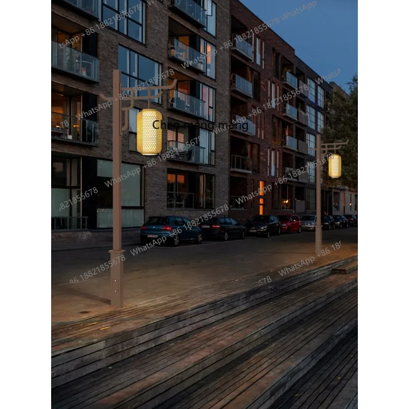 L6080 Solar pole light outdoor - Outdoor Lighting Pole review and price
