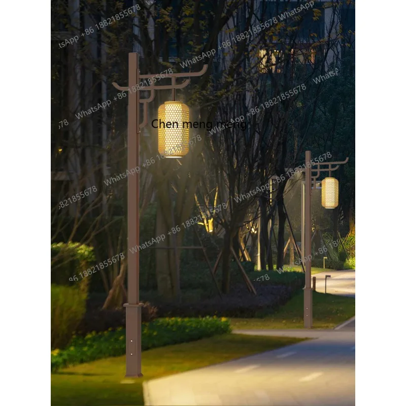 L6080 Solar pole light outdoor - Outdoor Lighting Pole review and price