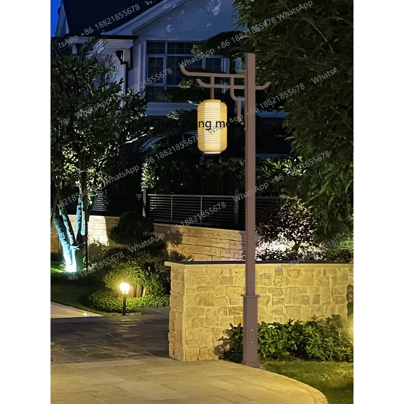 L6080 Solar pole light outdoor - Outdoor Lighting Pole review and price