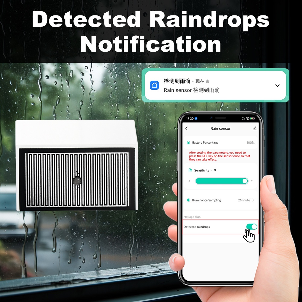 Smart Zigbee 2 in 1 Rain Senso - Outdoor Lighting Zigbee review and price