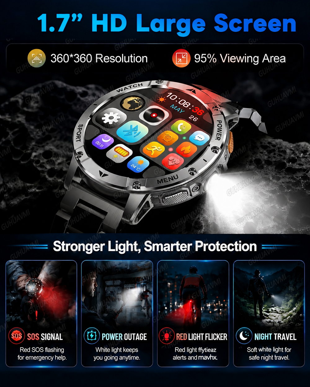 2026 Military Smart Watch Men  - Outdoor Lighting Perspectives review and price