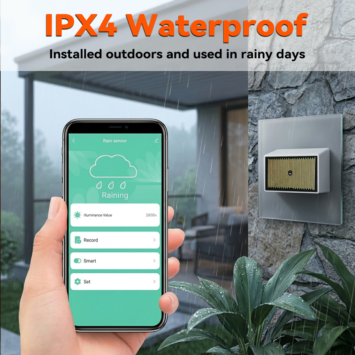 Tuya Zigbee Rain Sensor with L - Outdoor Lighting Zigbee review and price