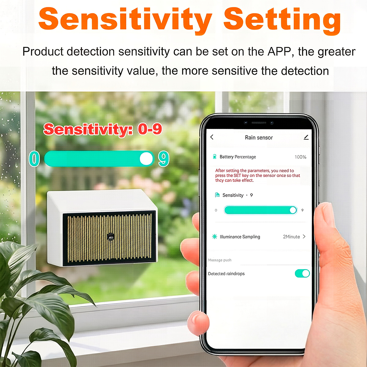 Tuya Zigbee Rain Sensor with L - Outdoor Lighting Zigbee review and price