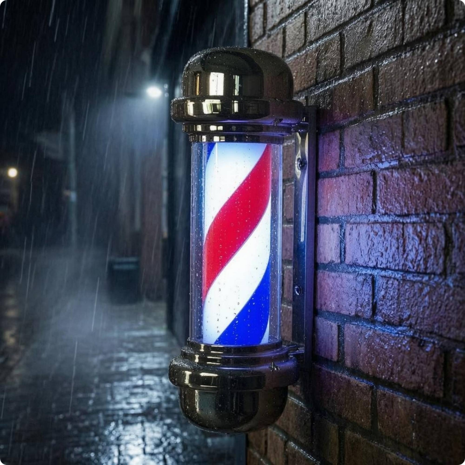 LED Barber Pole Transparent Co - Outdoor Lighting Pole review and price