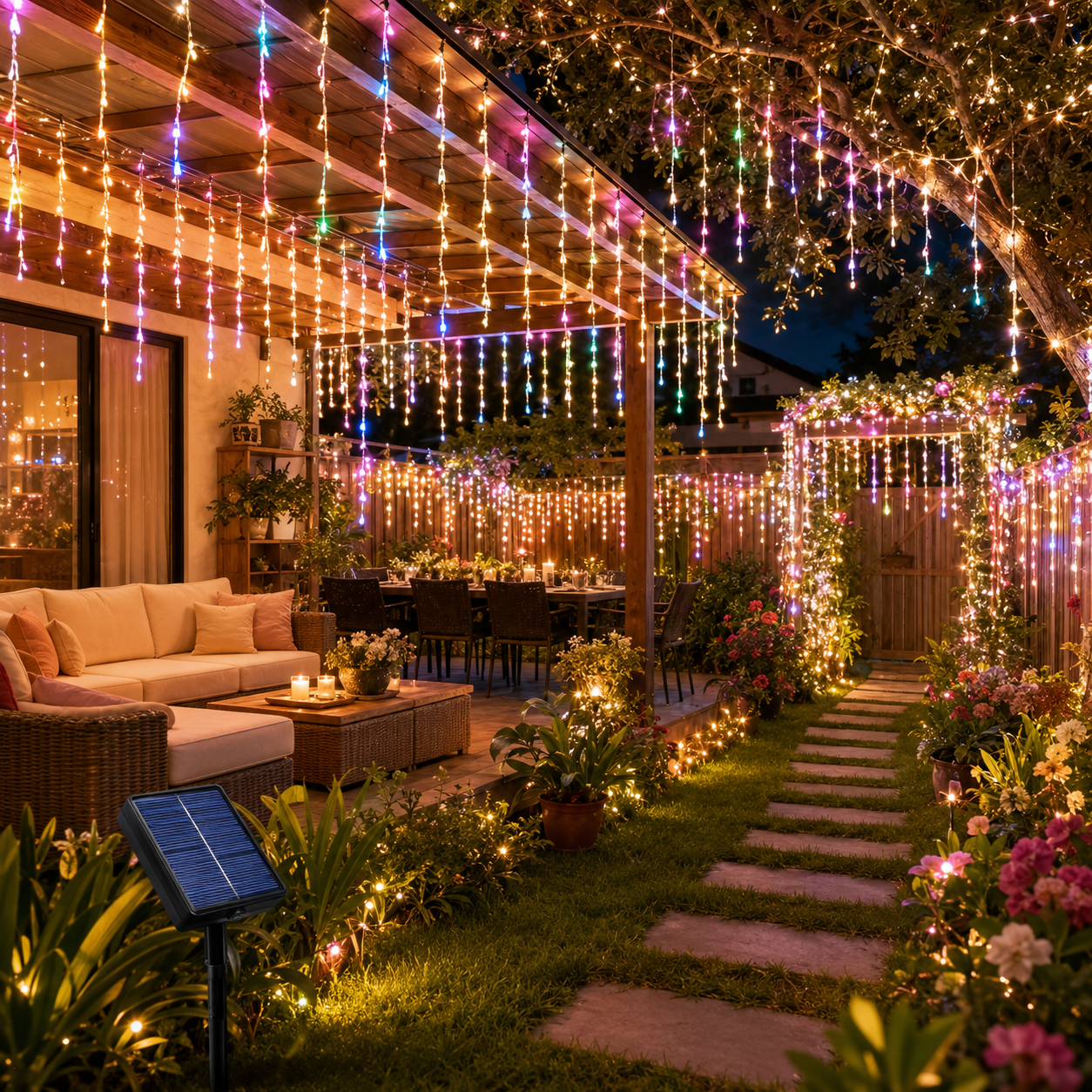4M 8M Solar Icicle String Ligh - Outdoor Lighting Ikea review and price