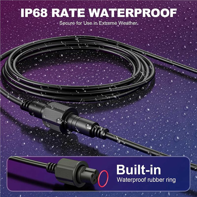 M12K-2Pcs 10FT Extension Cable - Outdoor Lighting Govee review and price