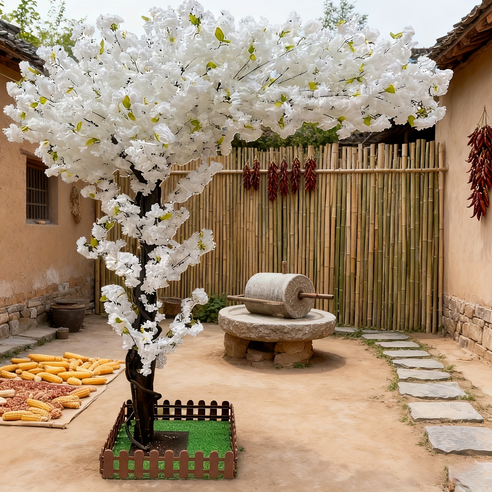 Artificial Cherry Blossom Tree - Outdoor Lighting For Home review and price