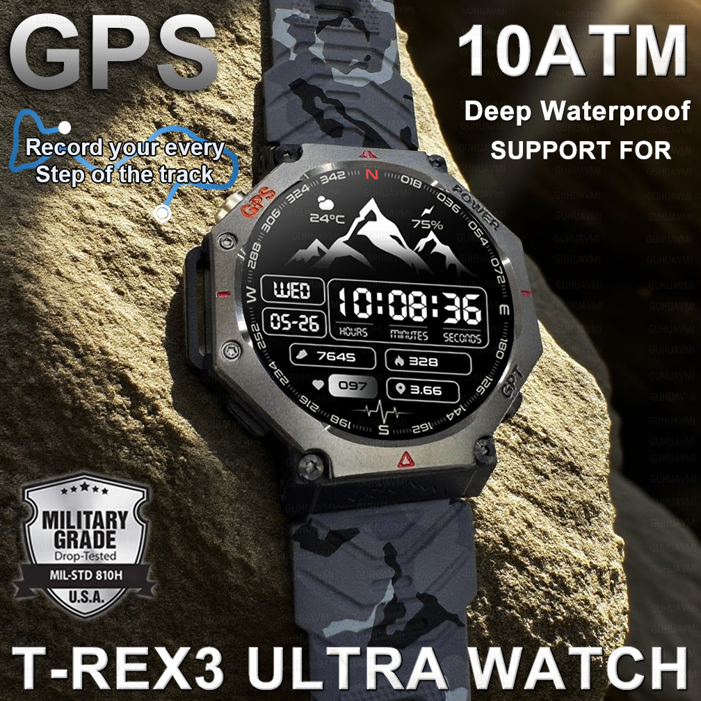 Military Smart Watch T-Rex 3 B - Outdoor Lighting Perspectives review and price