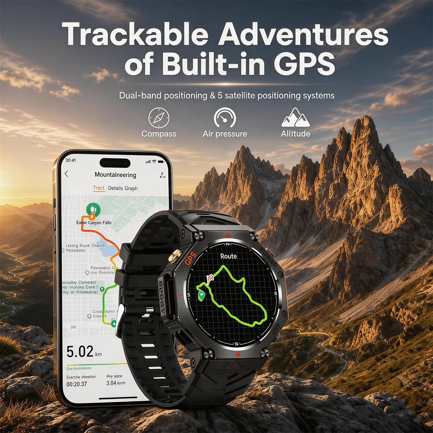 Military Smart Watch T-Rex 3 B - Outdoor Lighting Perspectives review and price