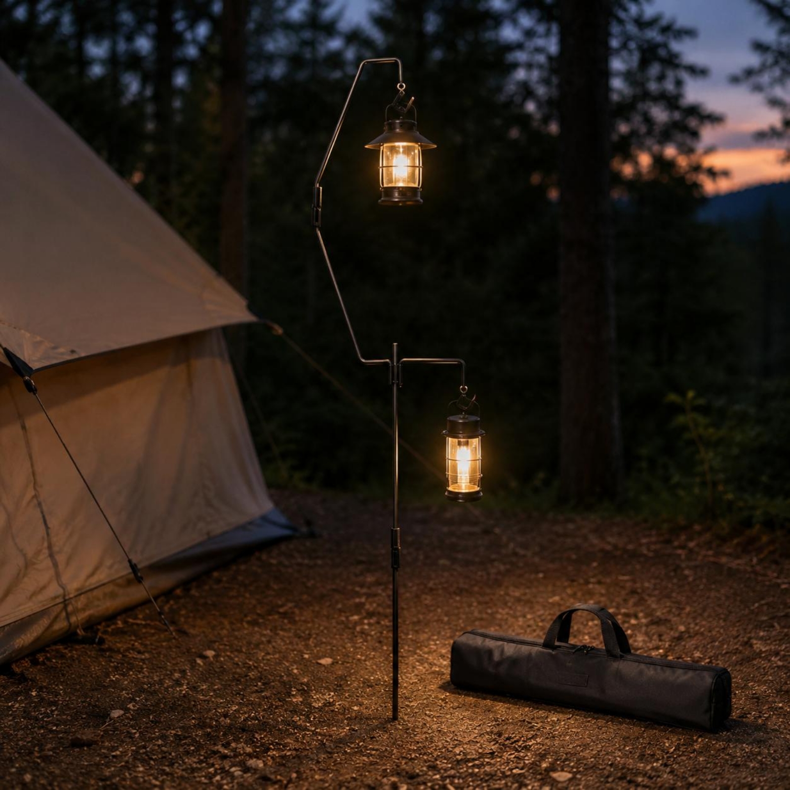 10 Pieces Camping Lantern Stan - Outdoor Lighting Pole review and price