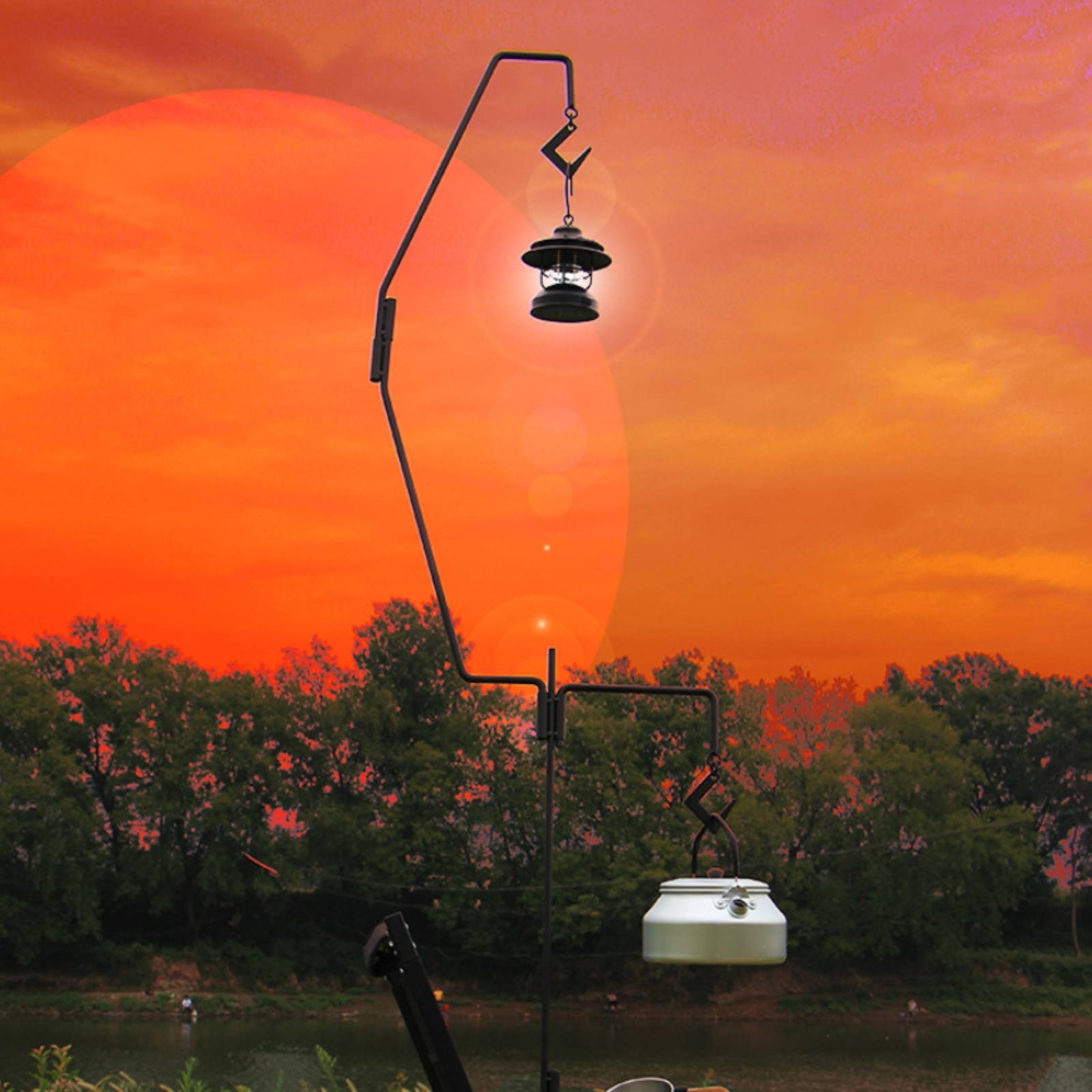10 Pieces Camping Lantern Stan - Outdoor Lighting Pole review and price