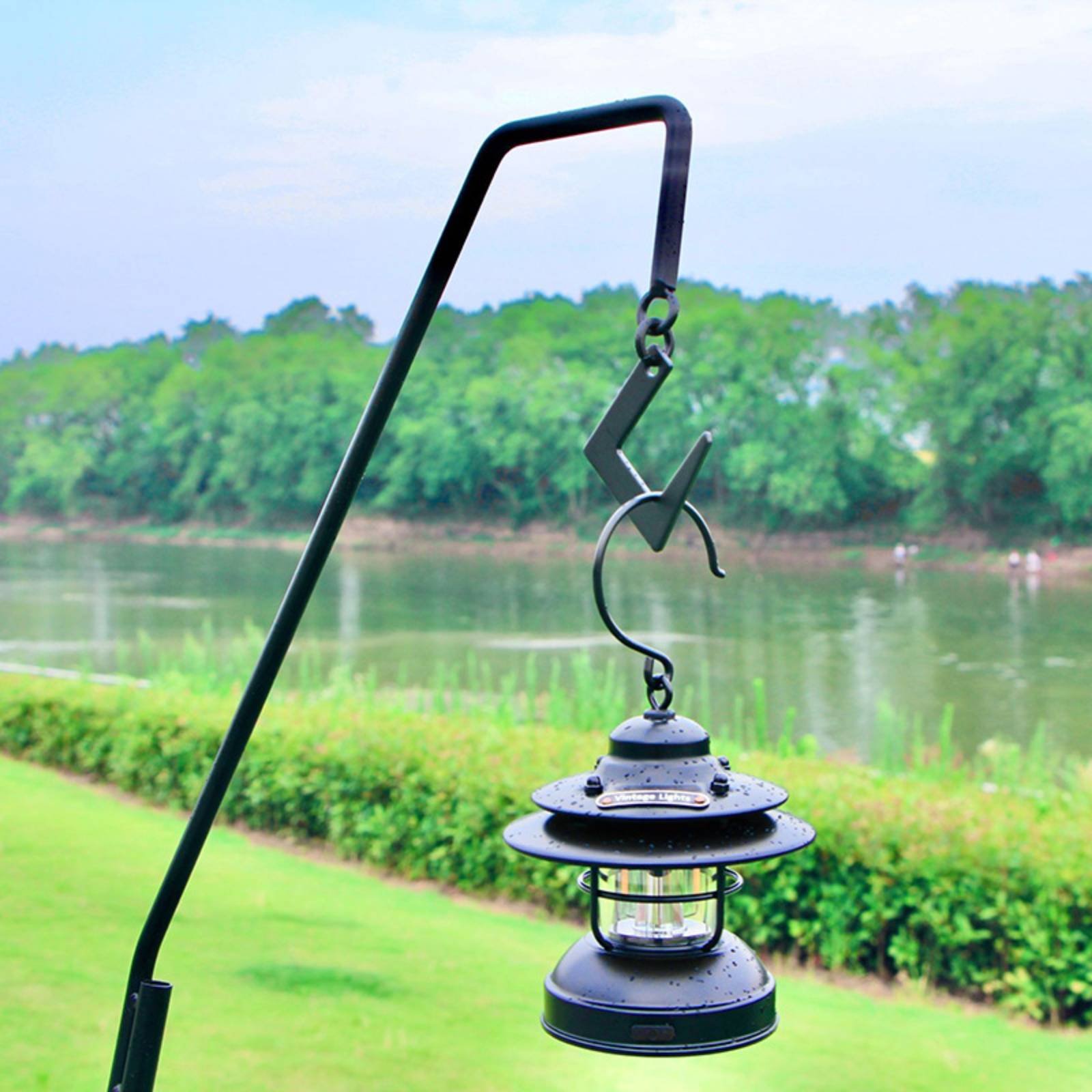 Camping Lantern Stand Easy to  - Outdoor Lighting Pole review and price