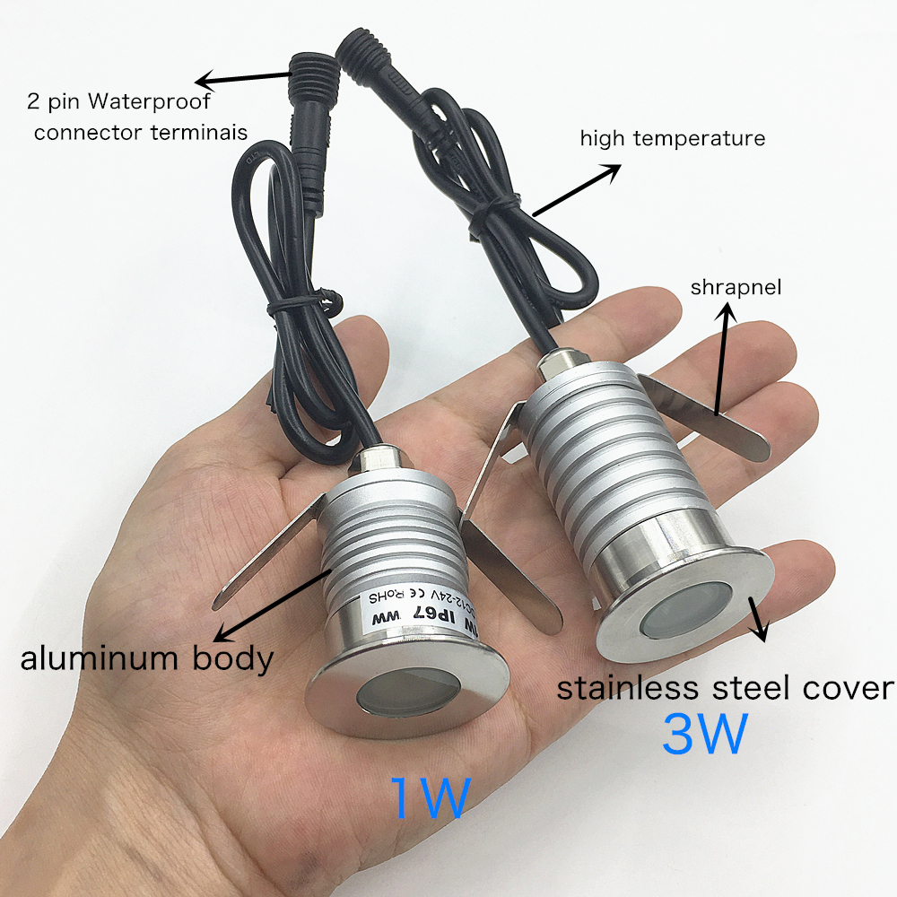 IP67 Waterproof 1W LED Undergr - Ground Light Recessed review and price