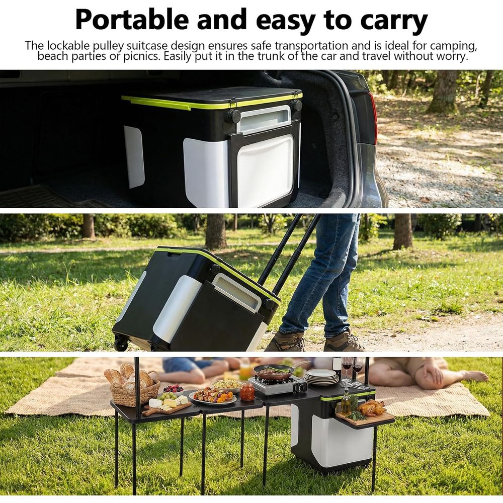 Portable Camping Kitchen Stati - Outdoor Lighting Pole review and price