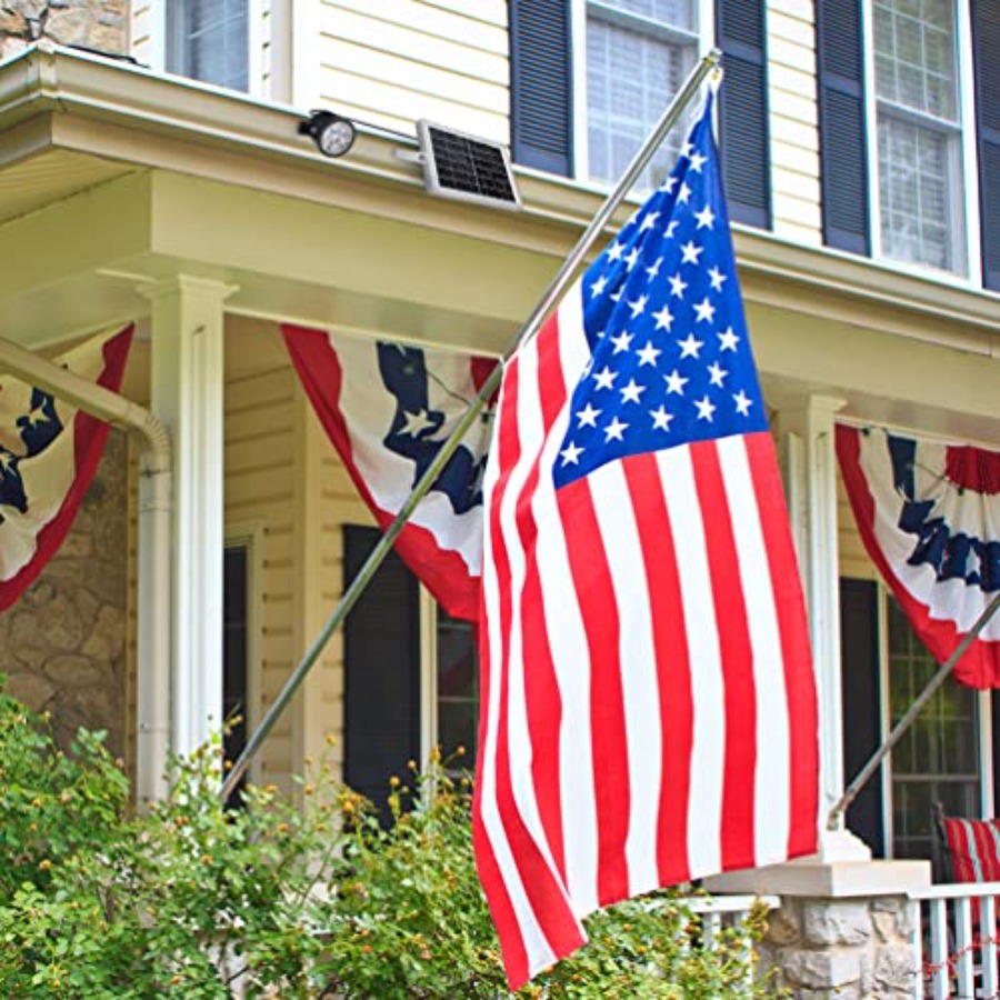 Flag Pole Light Solar Powered, - Outdoor Lighting Pole review and price
