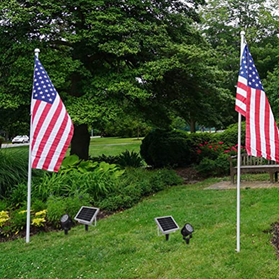 Flag Pole Light Solar Powered, - Outdoor Lighting Pole review and price