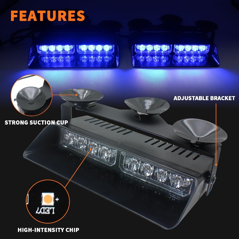 2 in 1 LED Emergency Strobe Li - Deck Step Light review and price