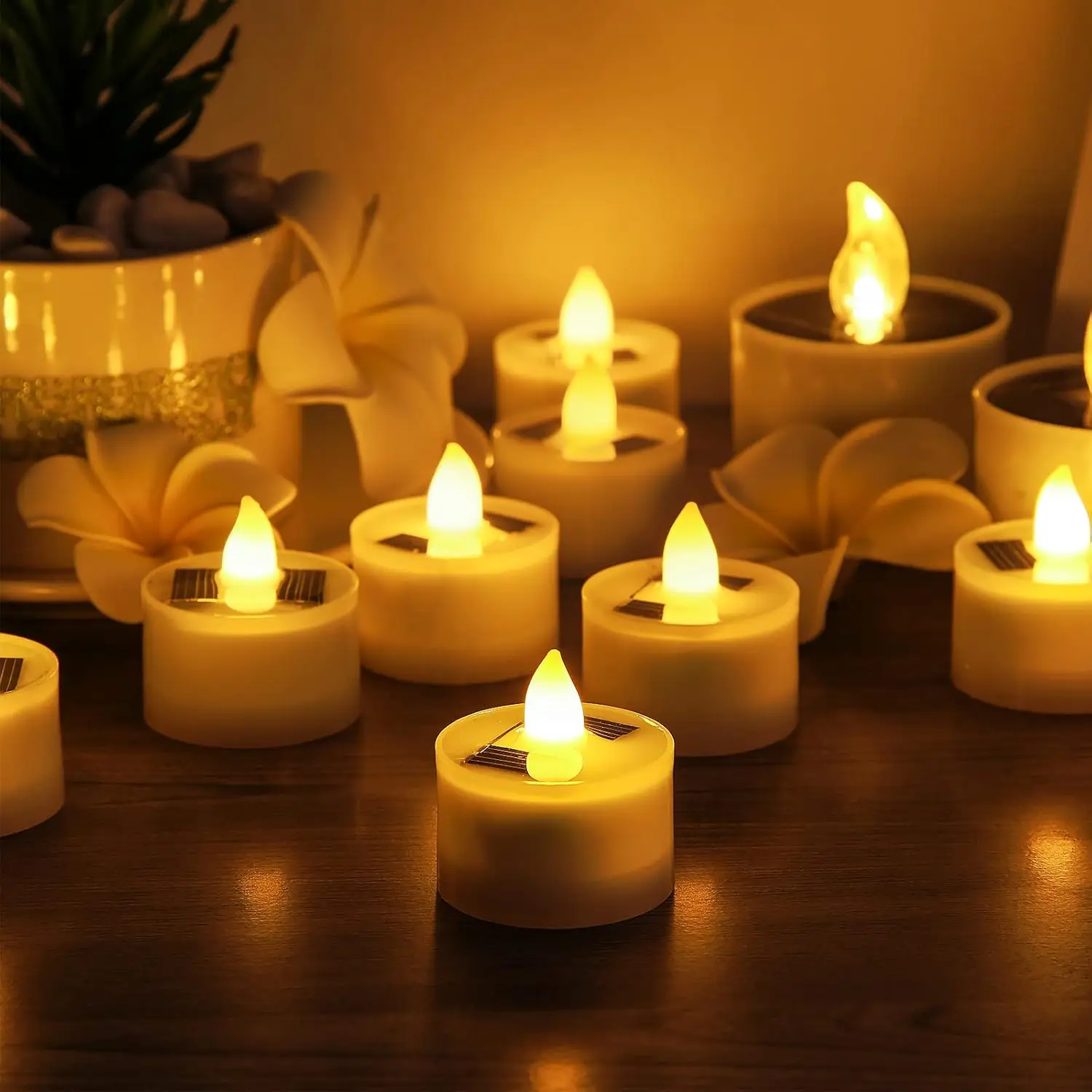 1-10PCS Outdoor Solar Tea Ligh - Outdoor Lighting For Gazebo review and price